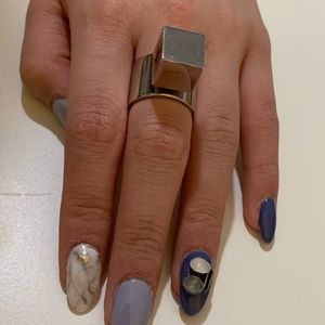 Saint Laurent cube ring size 7